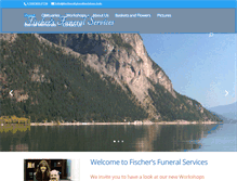 Tablet Screenshot of fischersfuneralservices.com